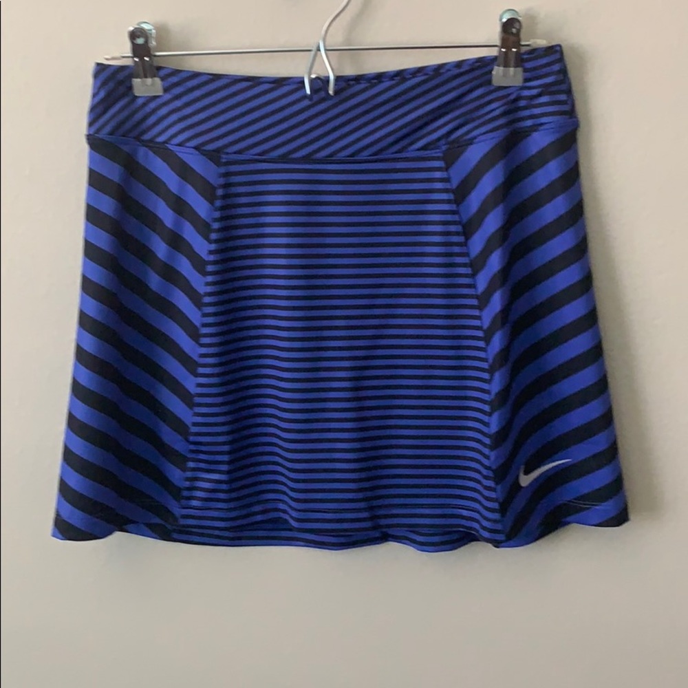 Blue and Black Nike Golf Skirt
